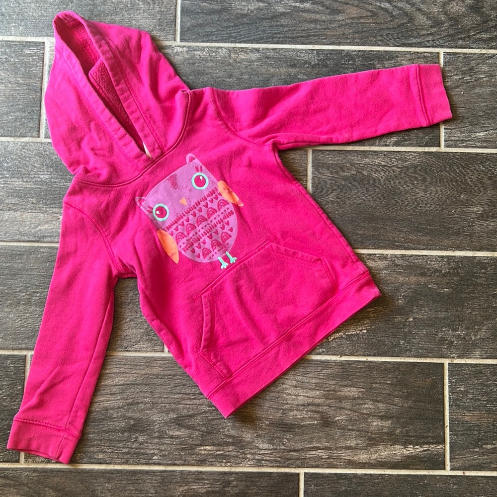 Girls pink Cat & Jack hoodie